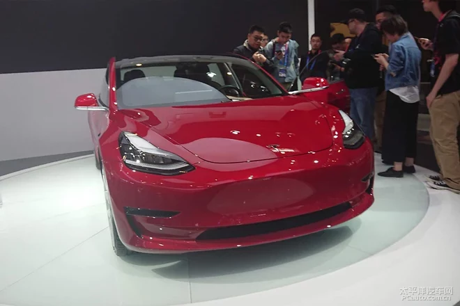 2018北京车展：特斯拉model 3国内初亮相
